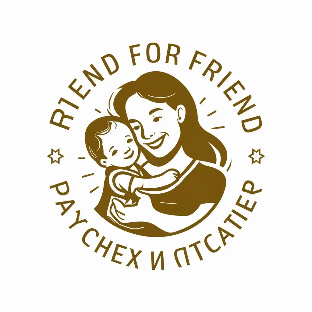 LOGO-Design-For-Friend-For-Friend-Loving-and-Caring-Daycare-Teacher-in-Russian-Style