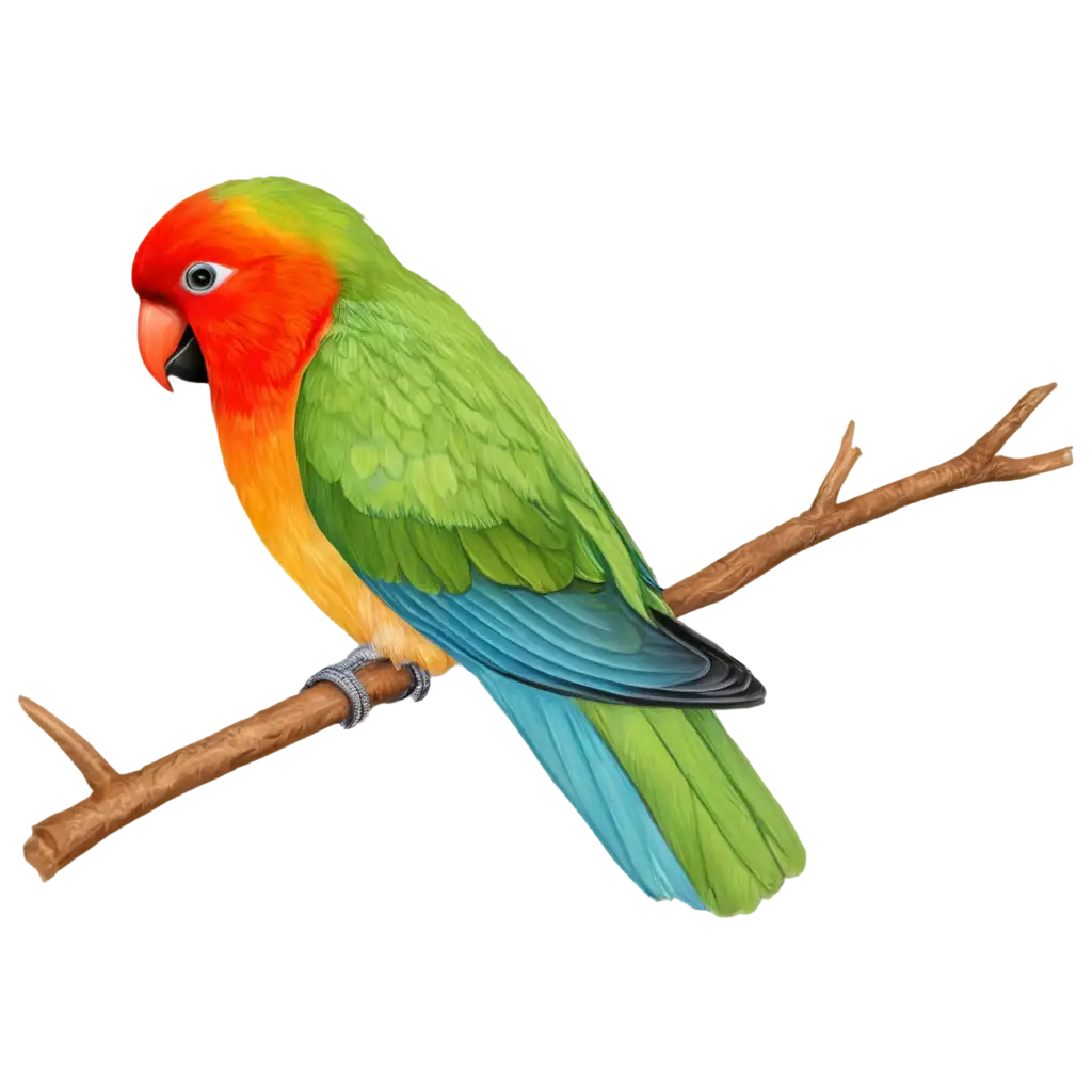 Vector-Lovebird-PNG-Image-for-Creative-Designs-and-Projects