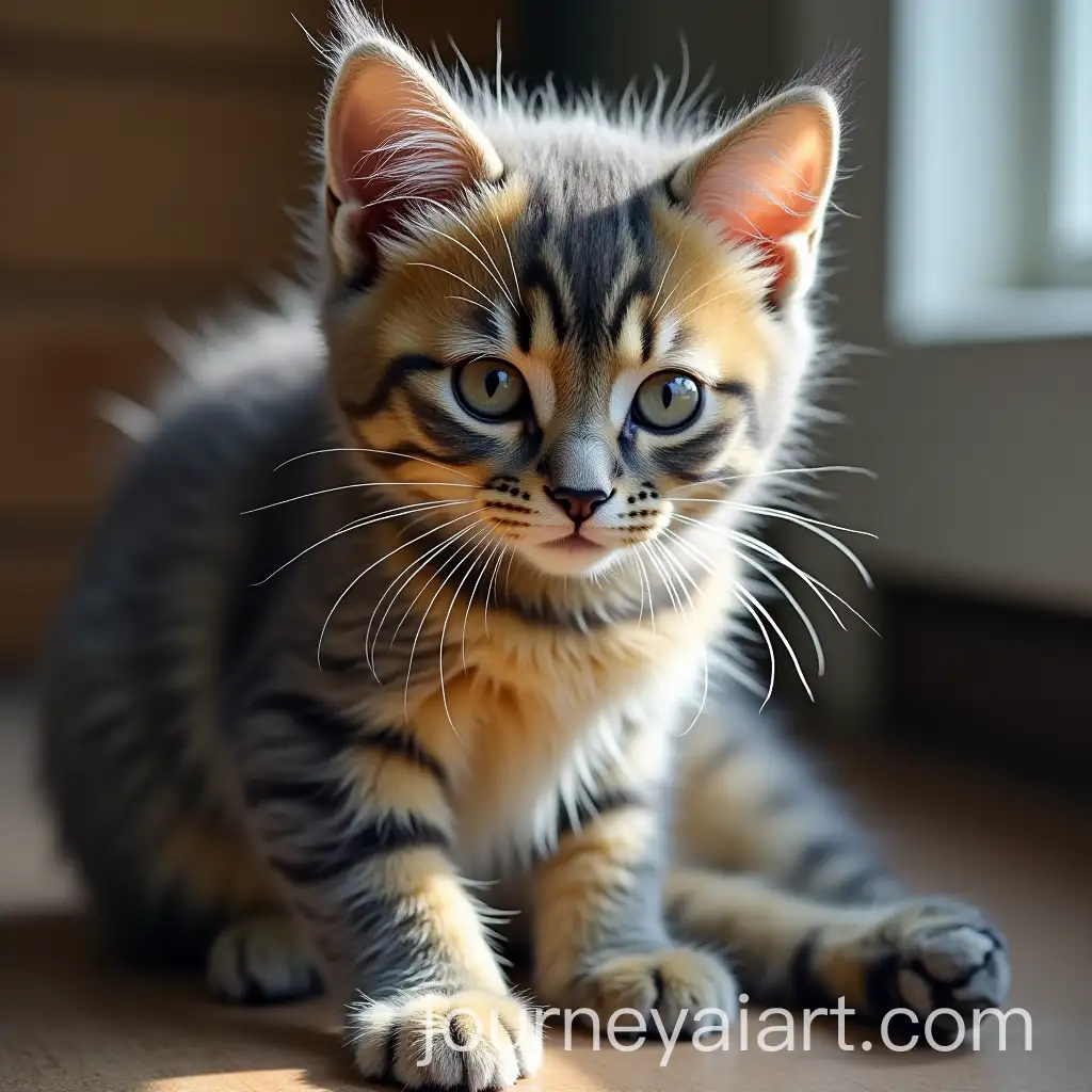 Goldschakal-with-Grey-Fur-and-Golden-Highlights-Scar-Across-Front-Leg