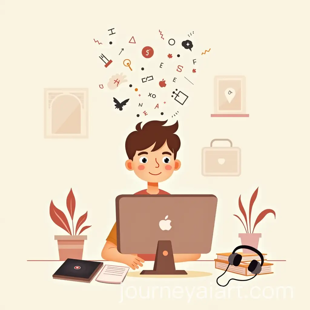 Child-Learning-Online-Dyslexia-and-Virtual-Education-Illustration