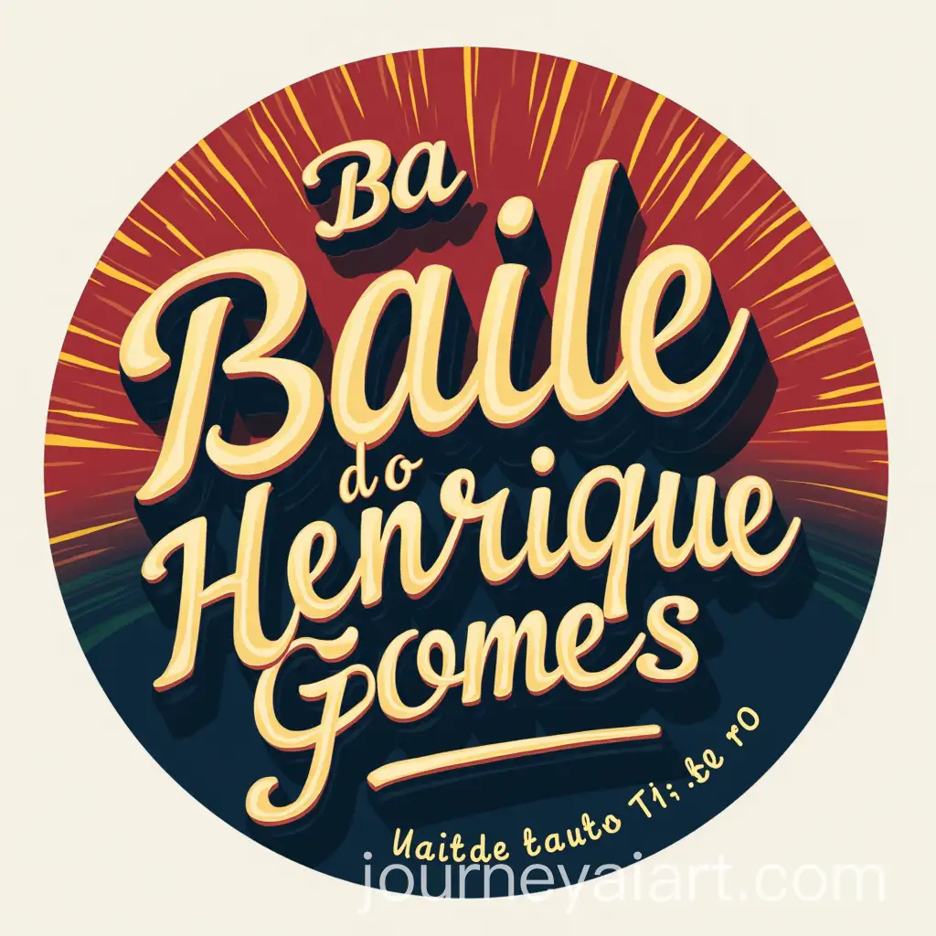 3AI-Image-Prompt-ExpansionD-Logo-Design-for-Baile-do-Henrique-Gomes-Event