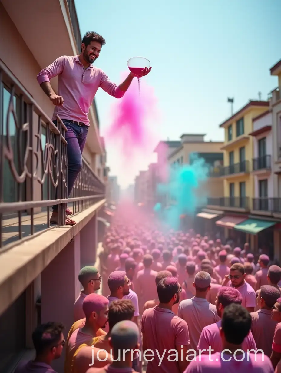 Joyful-Holi-Festival-Celebration-with-Colorful-Powder-Tossing