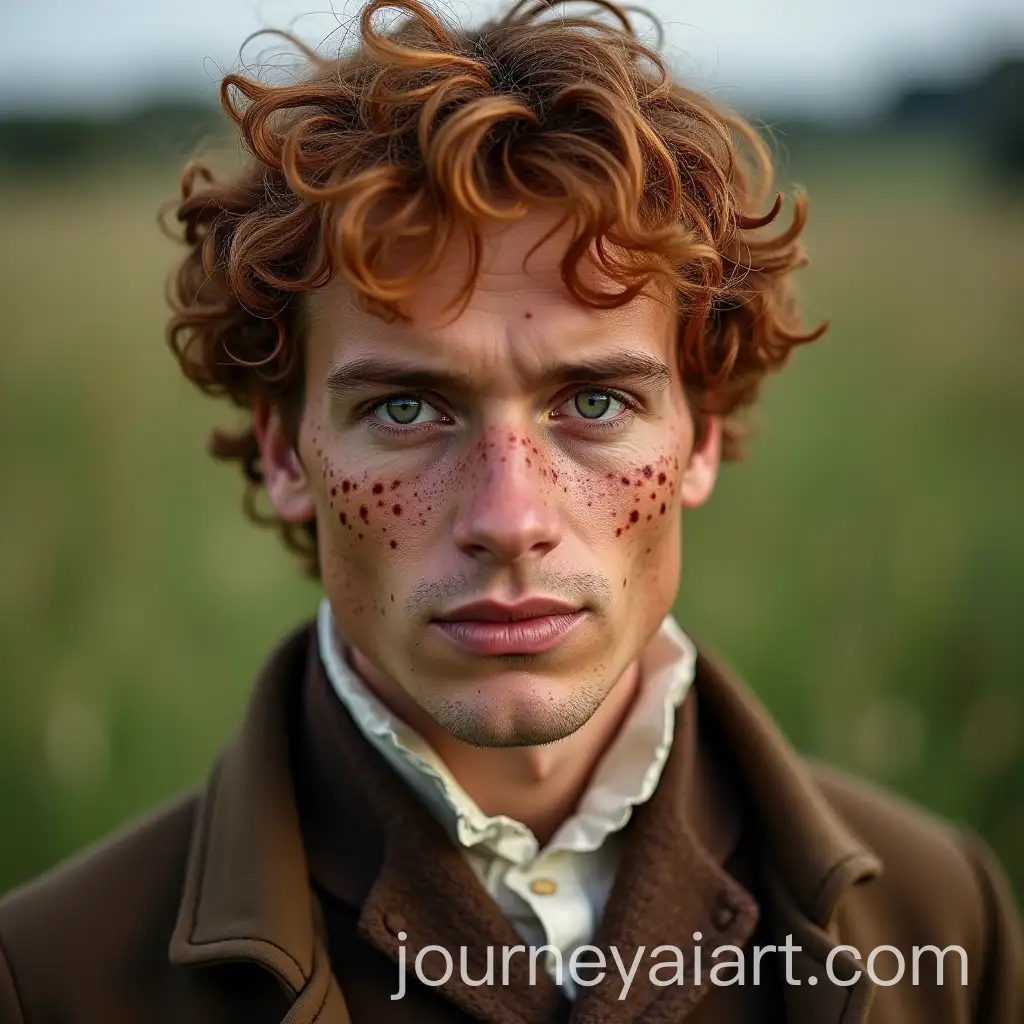 Young-Man-in-1850s-Countryside-Attire-with-Curly-Hair-and-Freckles