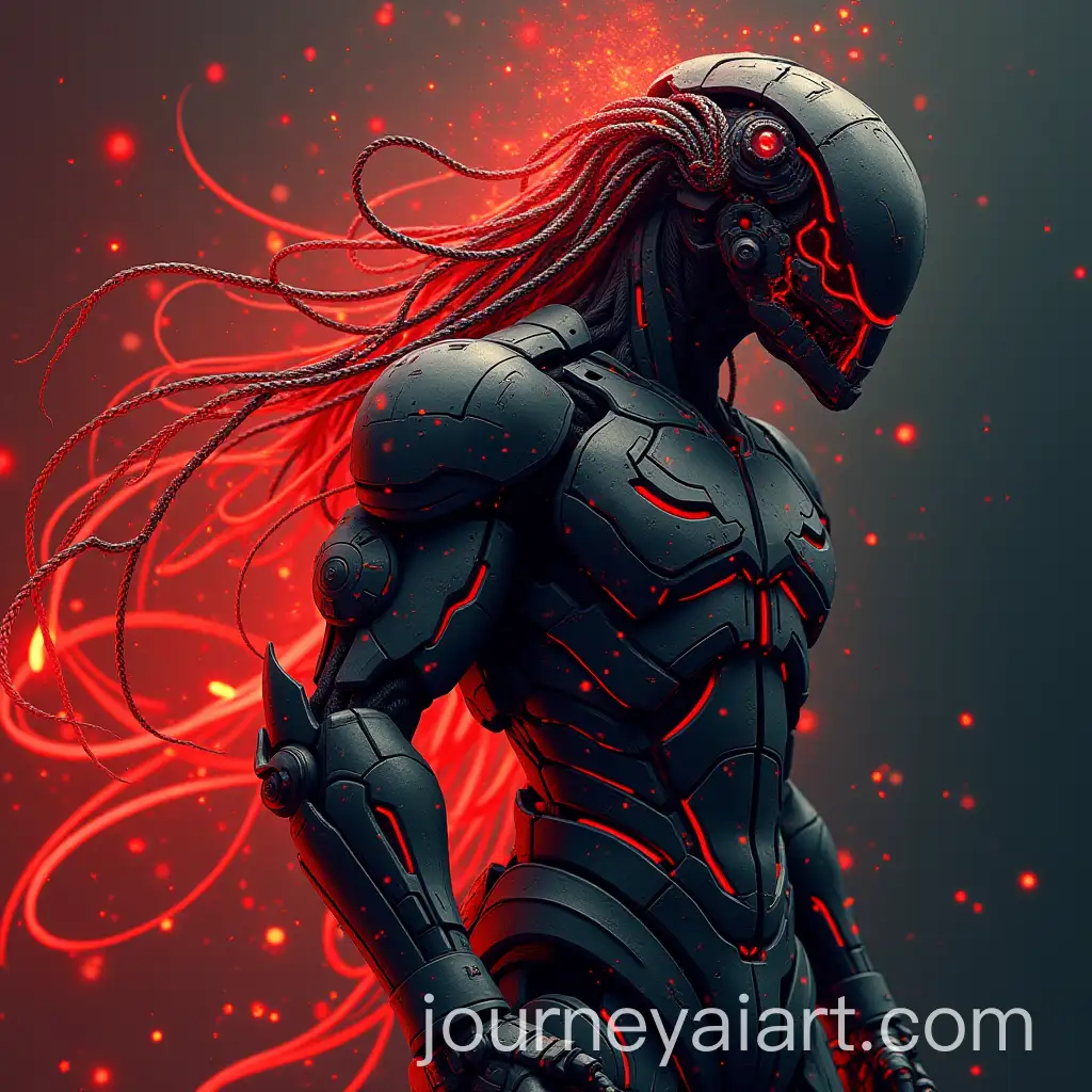 IllustrAI-Art-Prompt-Expansionative-Poster-Depicting-AI-as-a-Bane-A-Creative-Concept