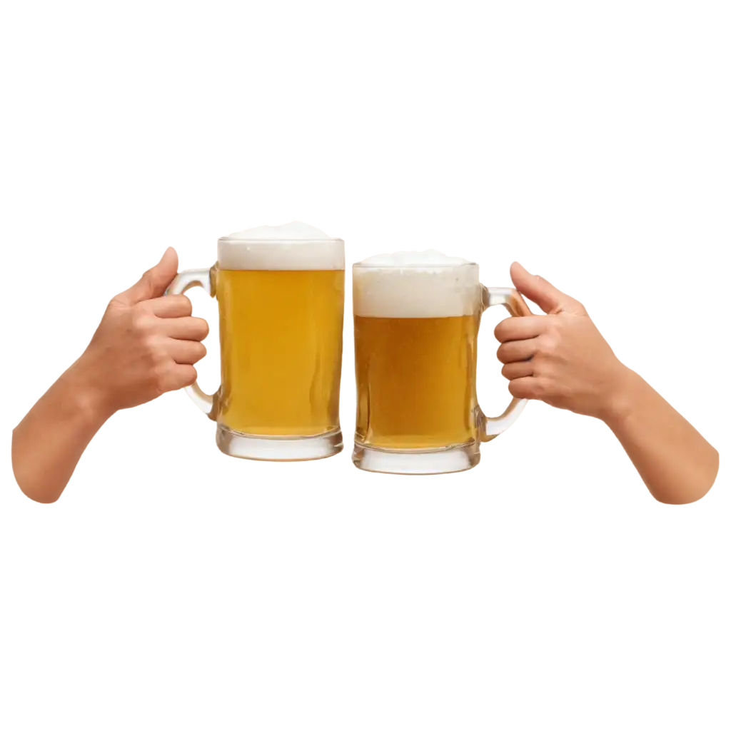 Provoking-Beer-Mugs-Toast-PNG-Image-Crafted-for-Clarity-and-Quality