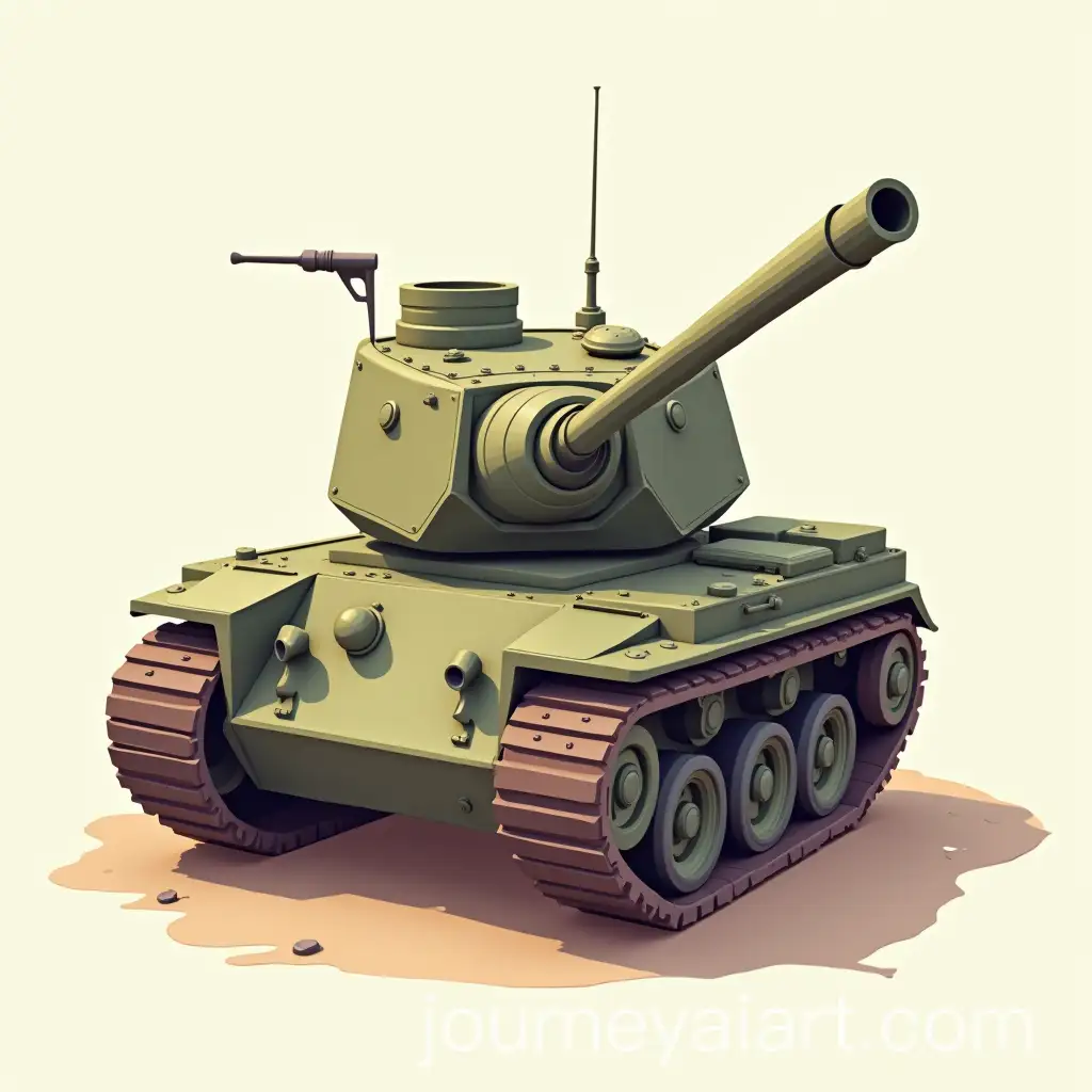 2D-SVG-Tank-with-Open-Box-on-Top