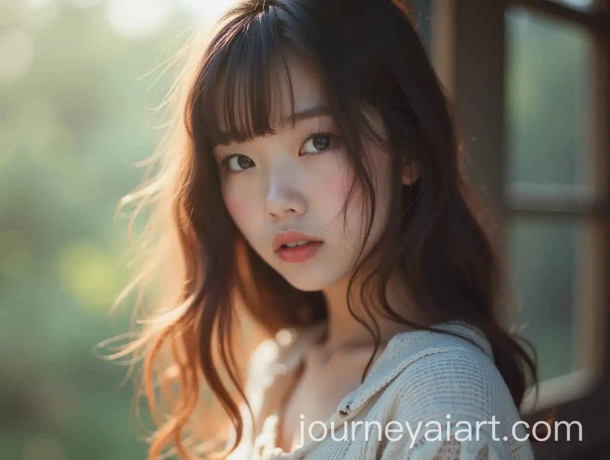 Portrait-of-Asian-Girls-in-a-Soft-Natural-Setting
