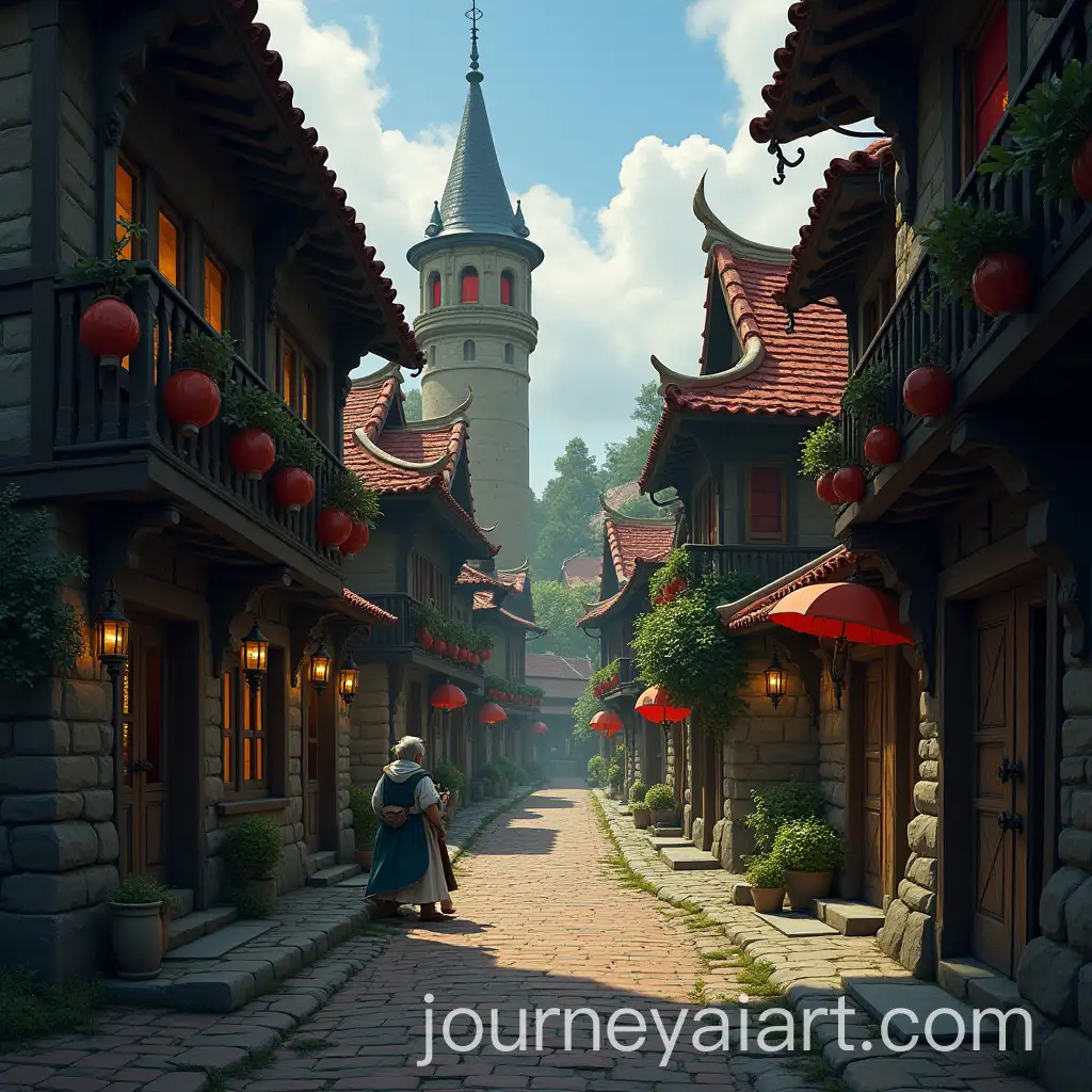 Fantasy-Street-in-Dungeons-and-Dragons-Style