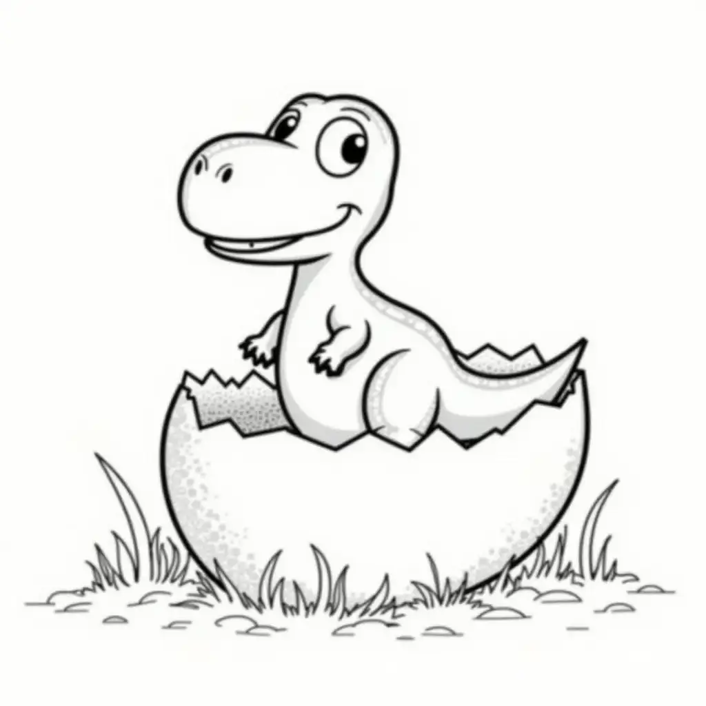 Baby-Dinosaur-Hatching-from-Egg-in-a-Colorful-Scene