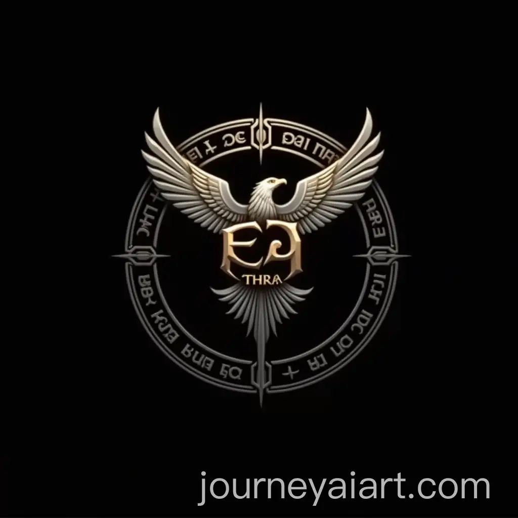 Epic-Minimalist-Logo-for-Eathra-with-Mythical-Eagle-and-Ancient-Runic-Symbols