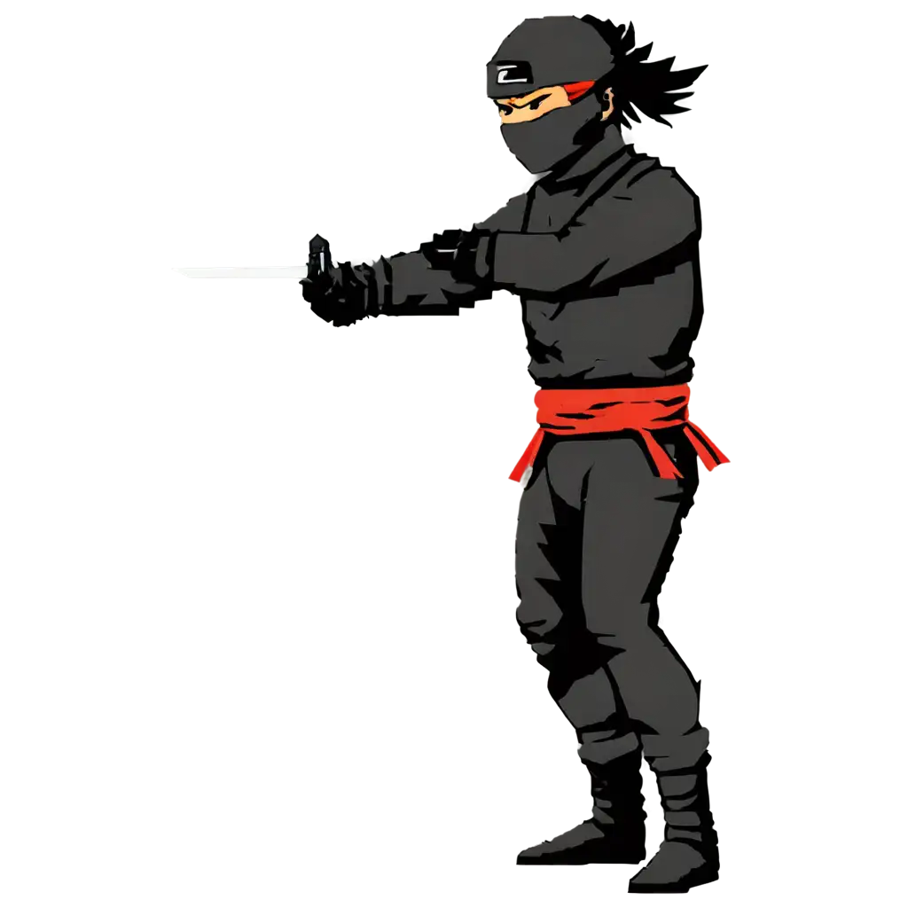 8-Bit-Ninja-Old-Japanese-Style-PNG-Image-for-Creative-Projects