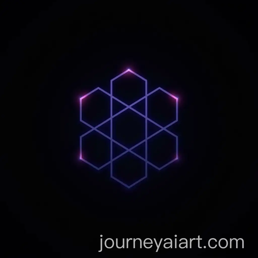 Minimalistic-Tesseract-Logo-with-Neon-Blue-and-Purple-Lines-on-Black-Background