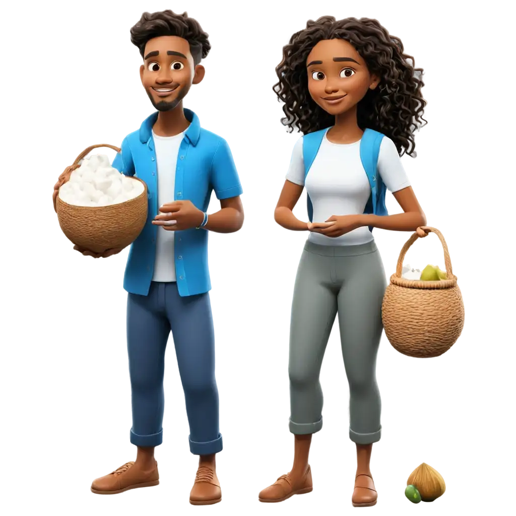 COCONUT WATER SELLER CARTOON CREATOR