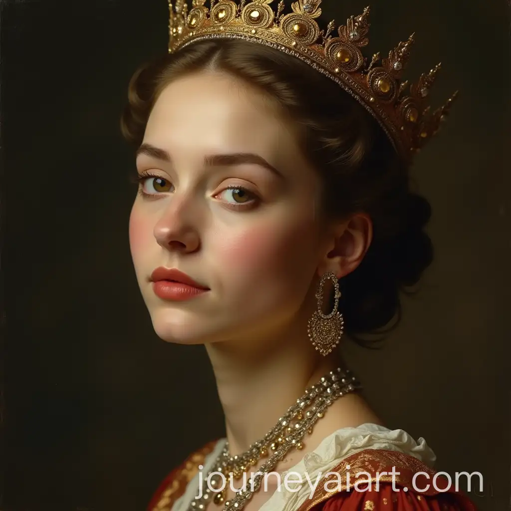 RenaissanceStyle-Portrait-of-Woman-in-OrnateAI-Art-Prompt-Expansion-Golden-Crown