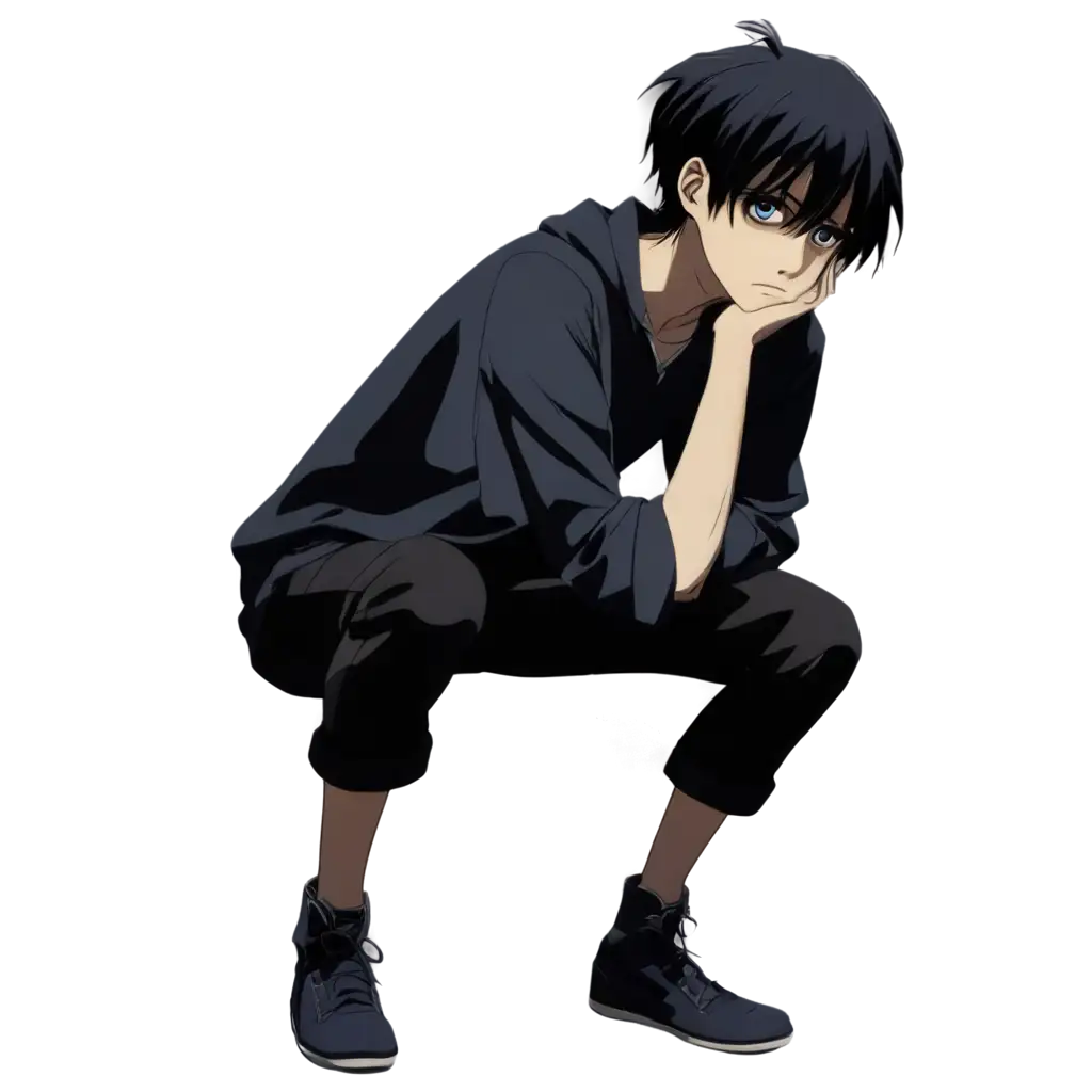 Sad-Anime-Boy-Darkness-PNG-HighQuality-Emotional-Artwork-for-Multiple-Uses