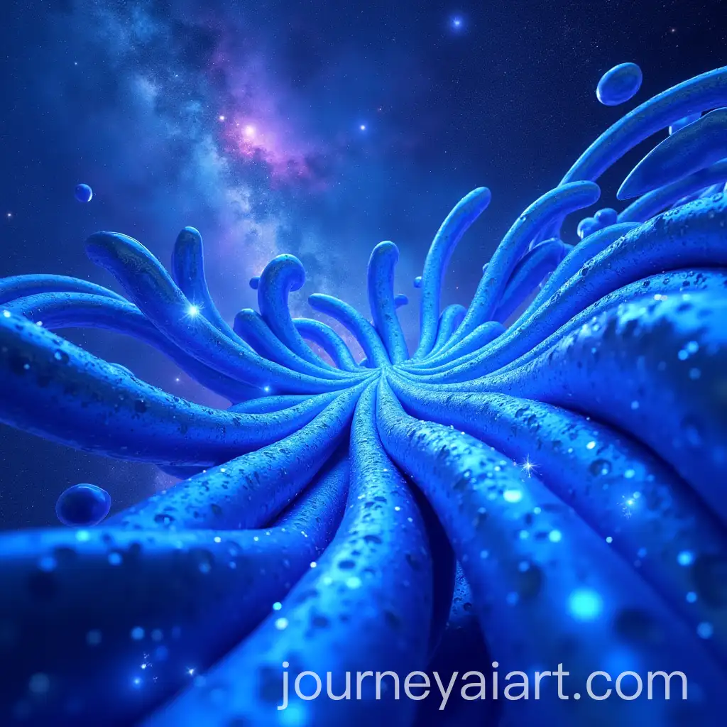 Surreal-BluePurple-Cosmic-Sculptures-in-Vibrant-Cosmos