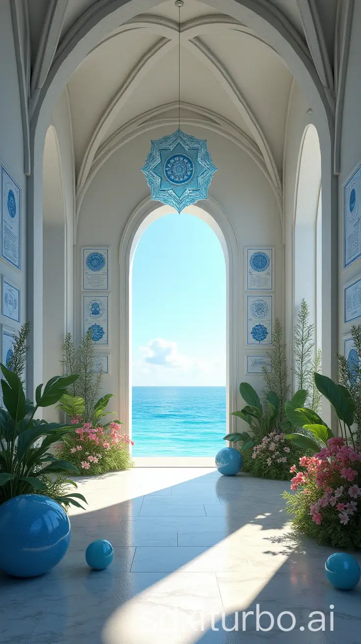 Mystical-Seashore-Hall-with-Mandalas-and-Alien-Flora