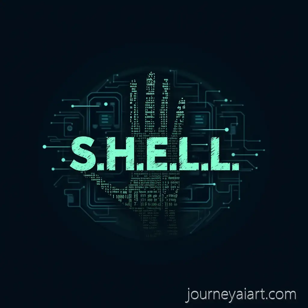 Glitchy-Cybersecurity-Logo-Design-Featuring-Digital-Hand-and-Network-Cables