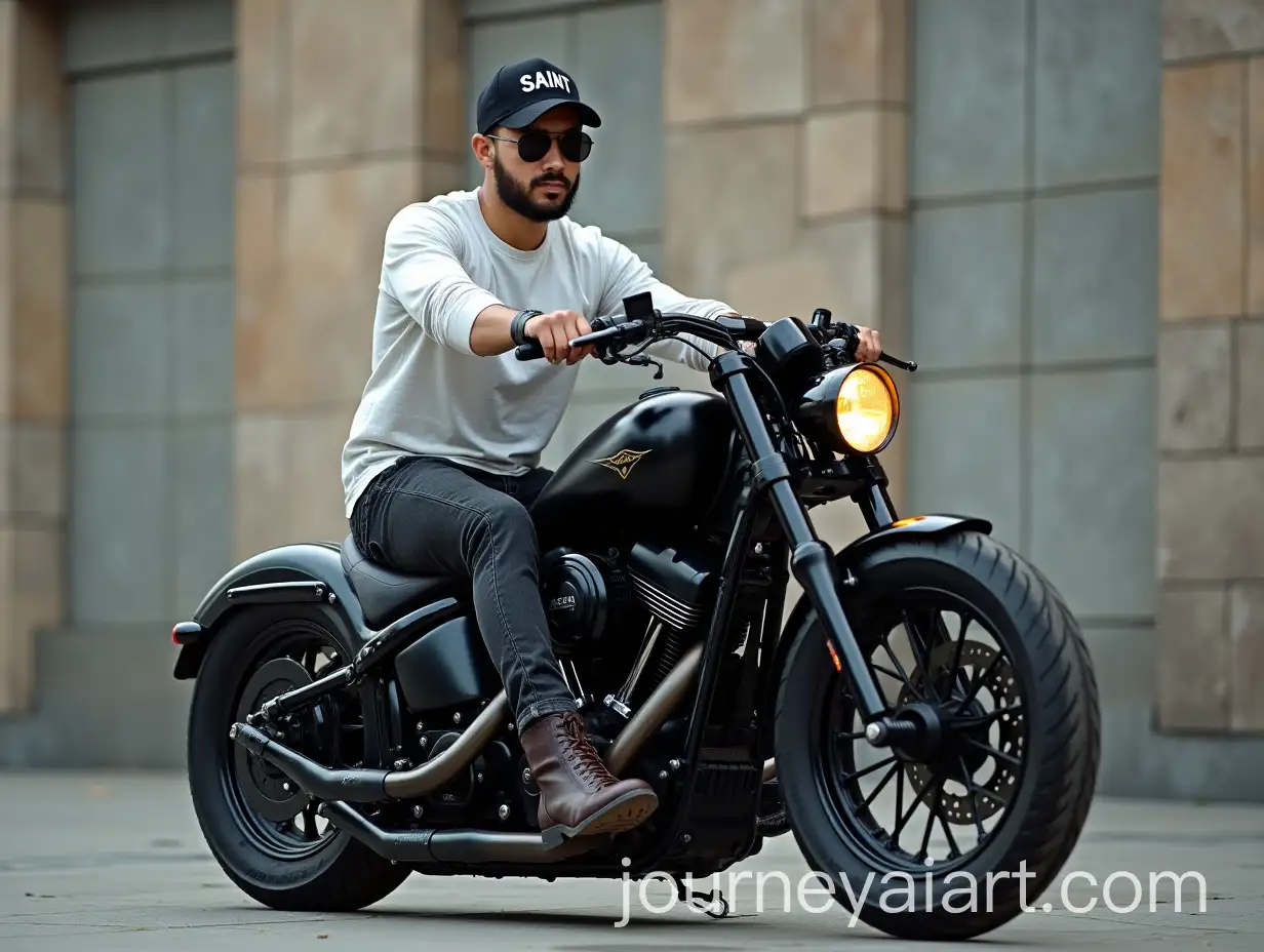 Indonesian-Man-Riding-Custom-Black-Chopper-Motorcycle-with-Confident-Expression