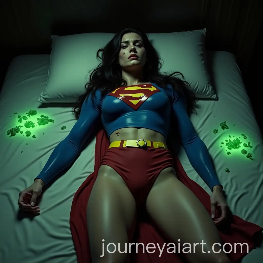 Supergirl-Recovering-After-Battle-with-Kryptonite-Shards