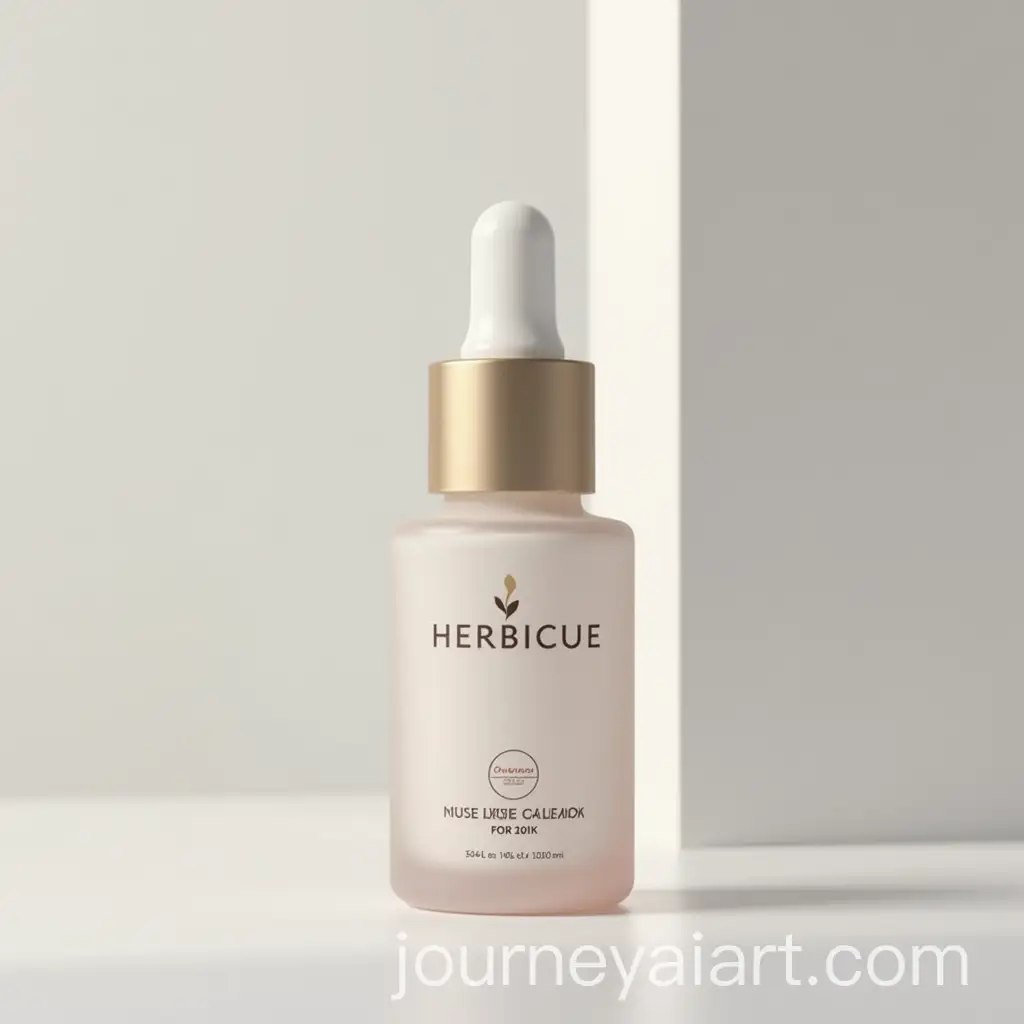Elegant-Herbicue-Serum-Skin-Care-Product-Post-Design