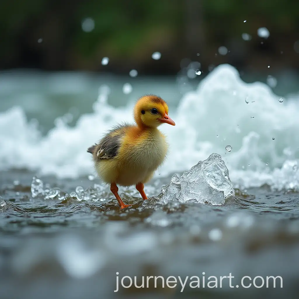 Chick-Struggling-inAI-Art-Prompt-Expansion-a-Rushing-River