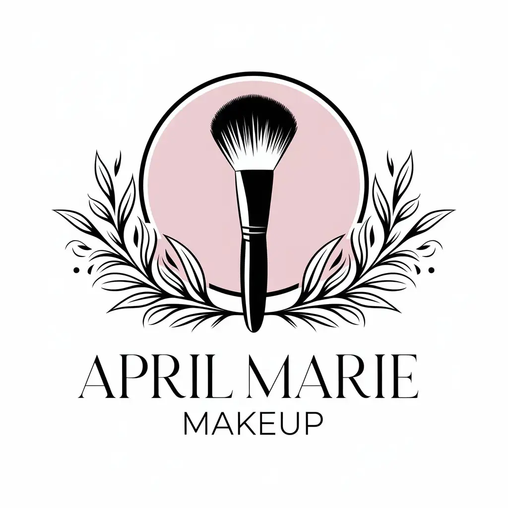 LOGO Design For April Marie Makeup Modern and OnBrand with Film and Television Inspiration