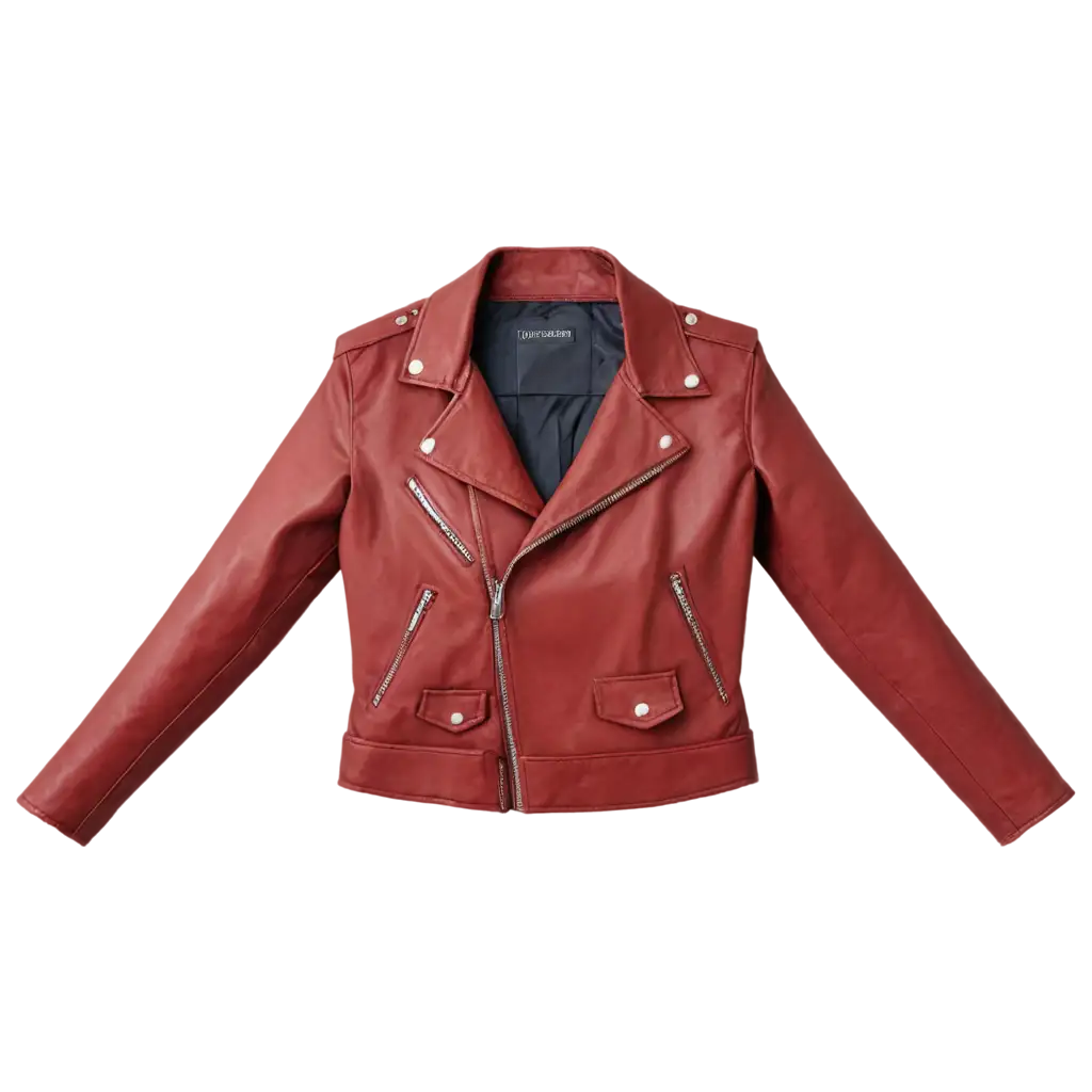 Red-Women-Leather-Biker-Jacket-PNG-HighQuality-Transparent-Image-Without-Model