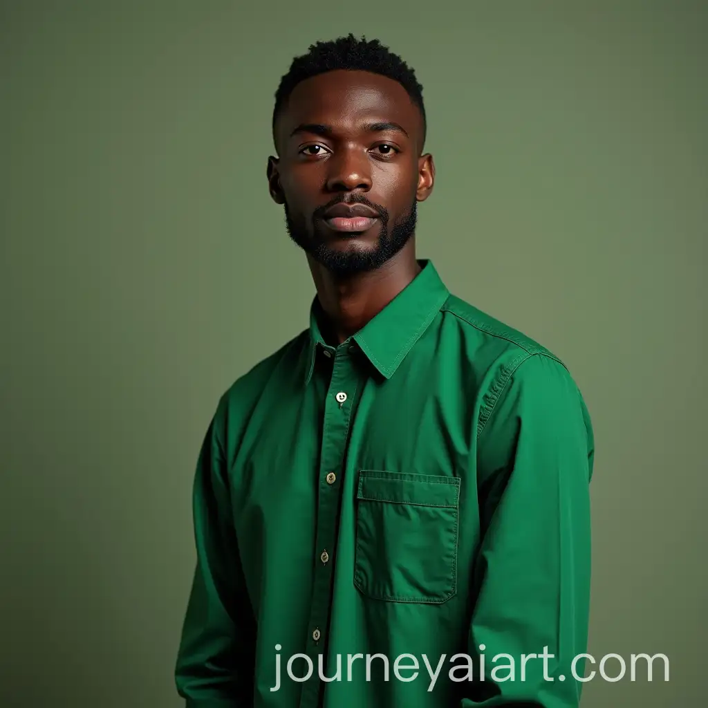 Black-Man-in-Green-Clothes