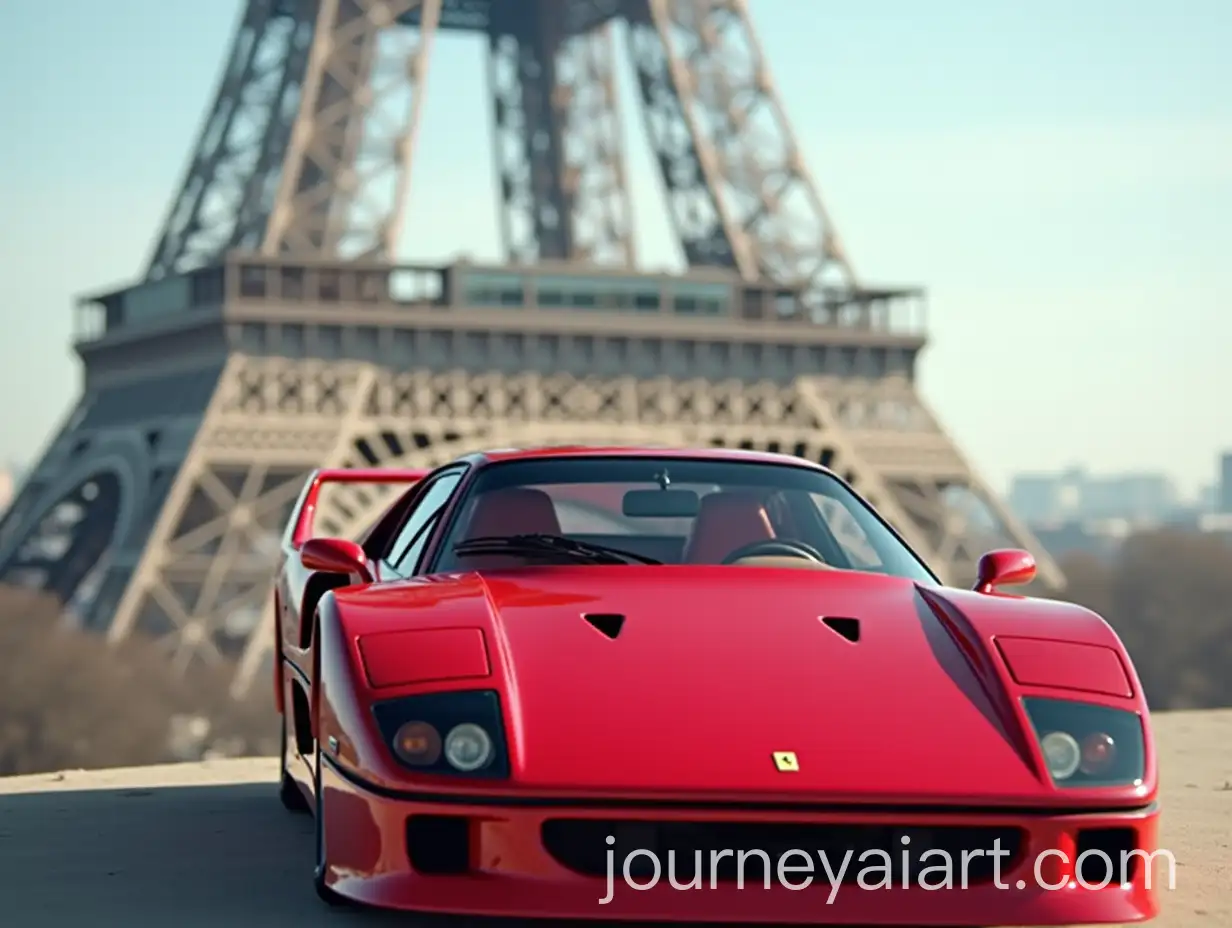 Lewis-Hamilton-with-Ferrari-F40-in-Front-of-the-Eiffel-Tower