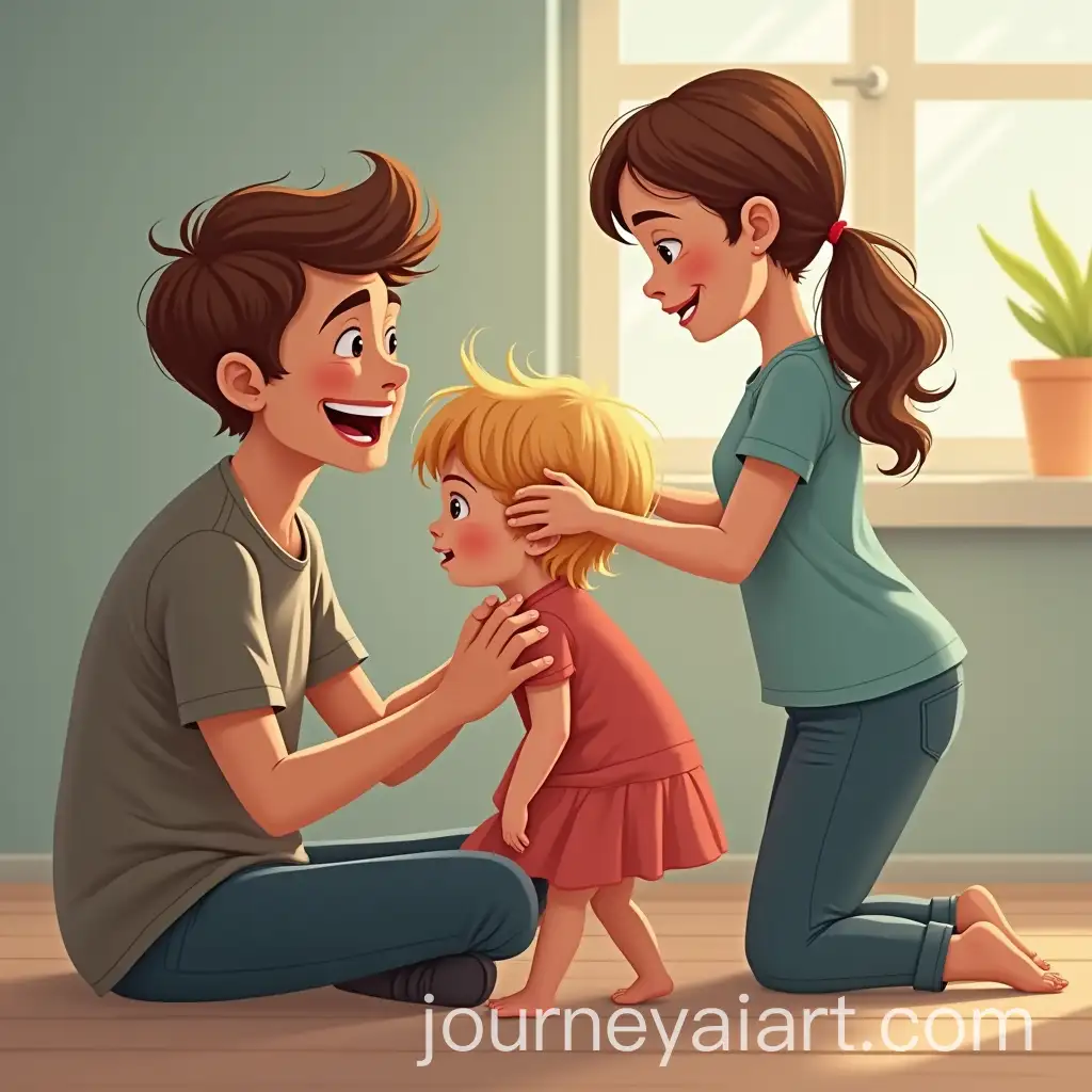 Parent-Taking-Care-of-Children-at-Home