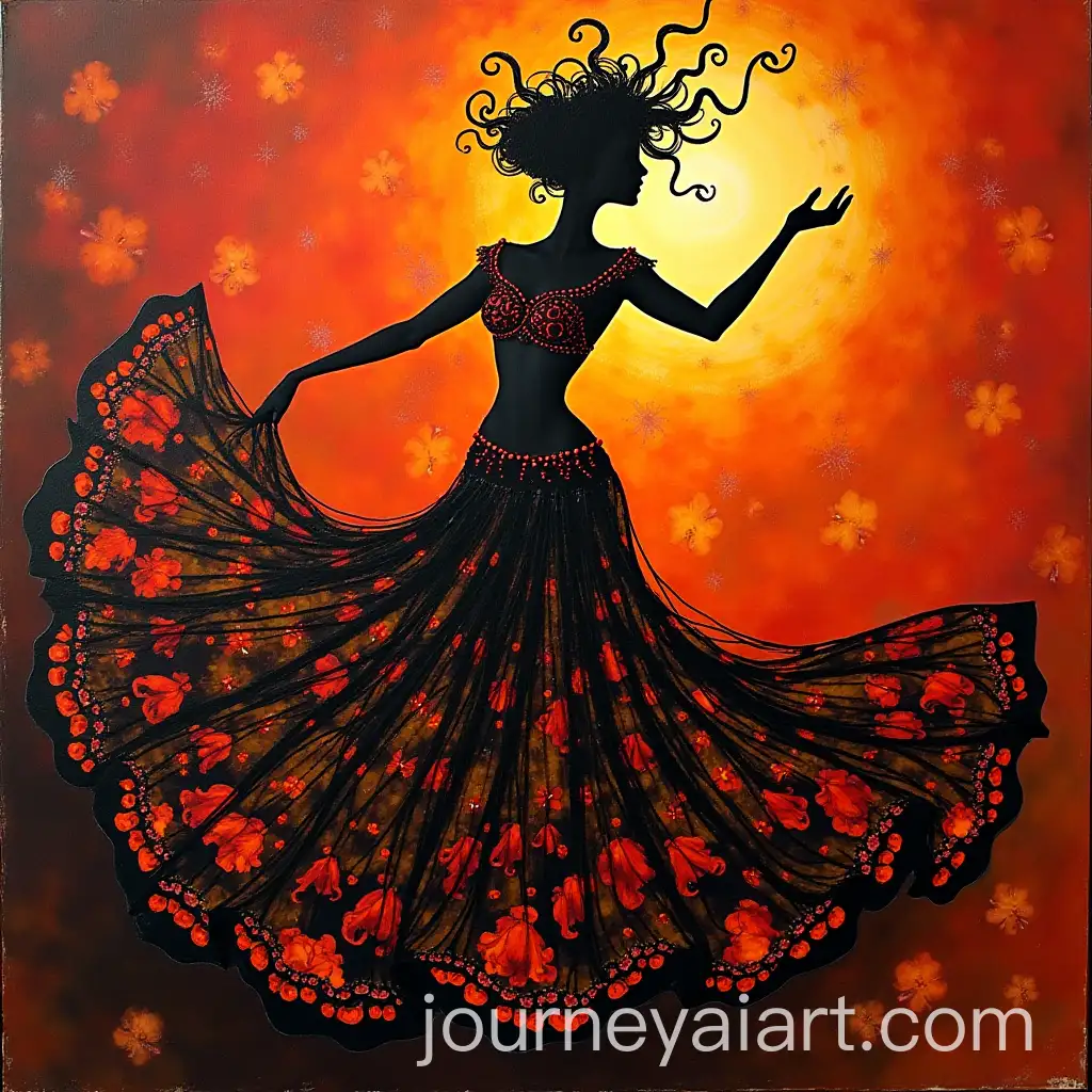 Flamenco-Dancer-in-Art-Deco-Style