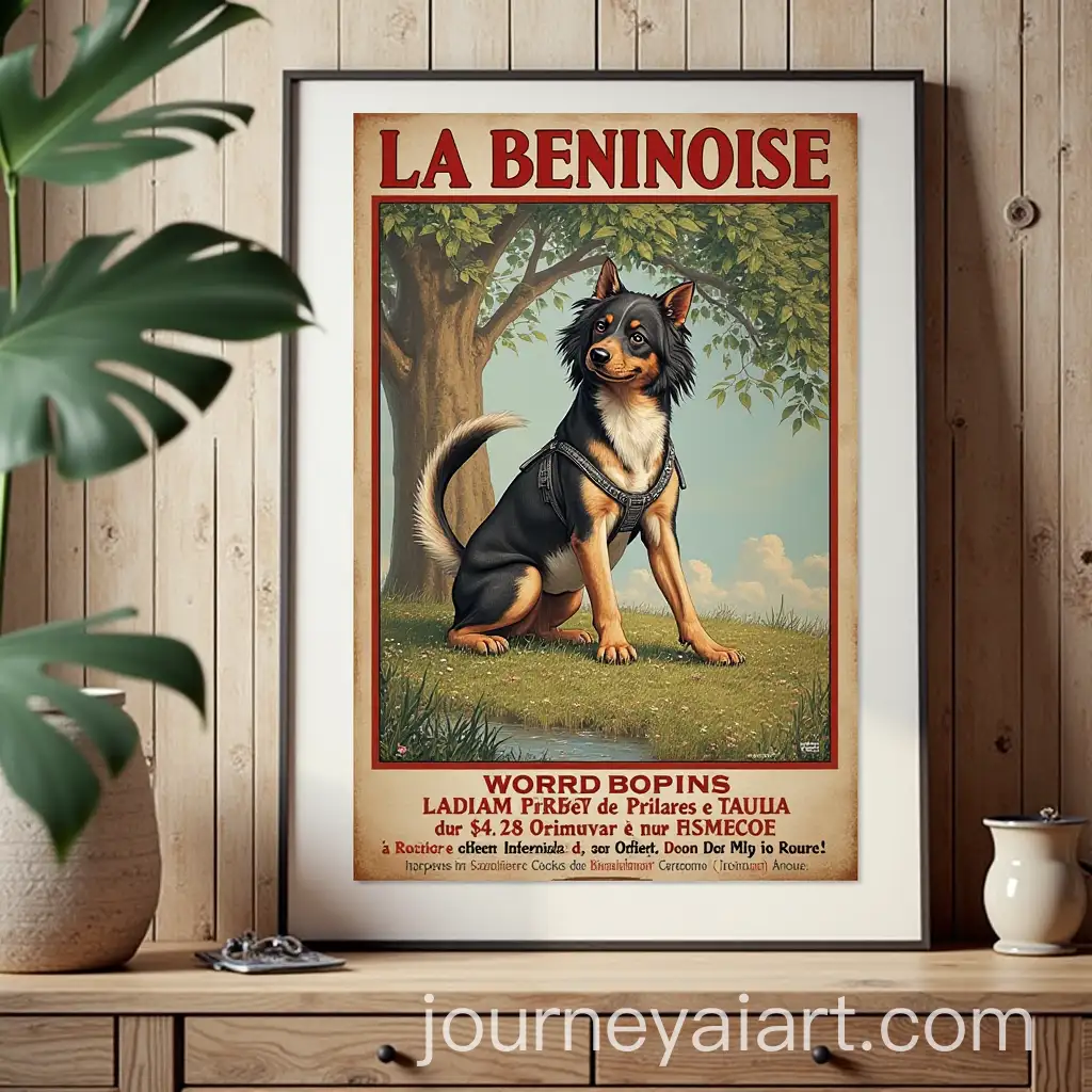 Advertising-Poster-for-La-Bninoise-with-Bold-Visual-Appeal