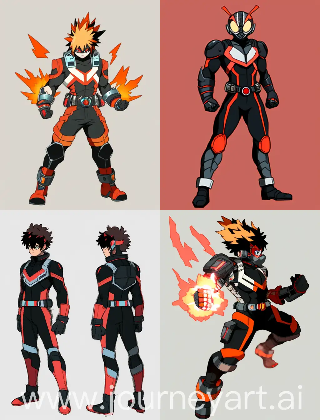 Hero-in-Black-and-RedOrange-Suit-My-Hero-Academia-Style