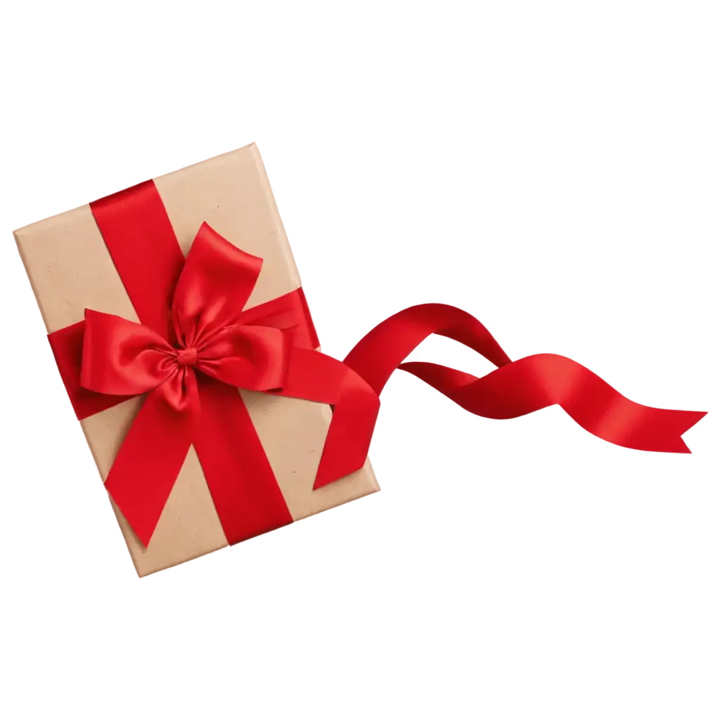 Valentines-Day-Gift-Box-PNG-with-Red-Ribbon-and-HeartShaped-Tag-for-Perfect-Celebrations