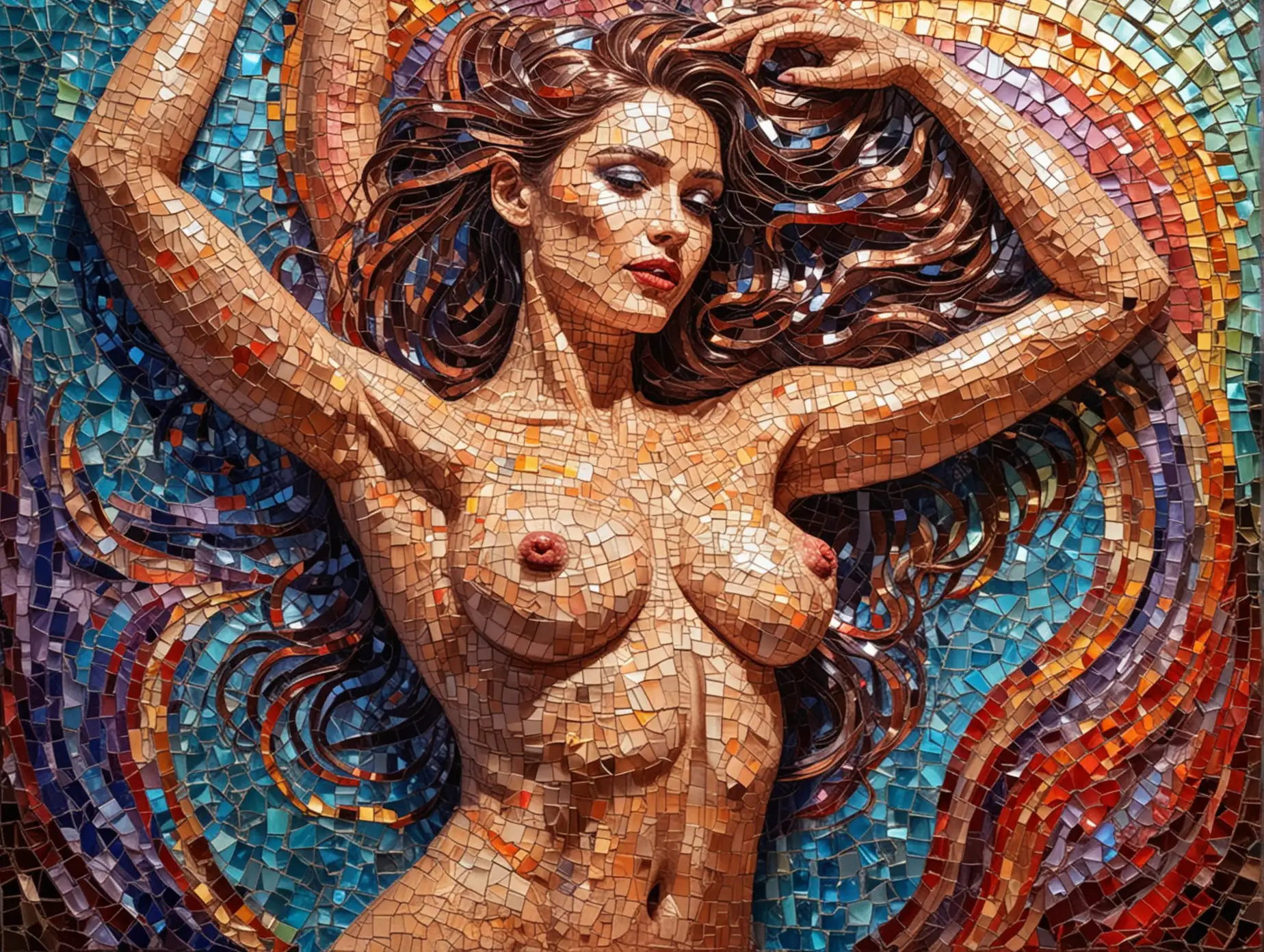 Iridescent-Mosaic-Art-of-Flamenco-Dancer-with-Intricate-Detail