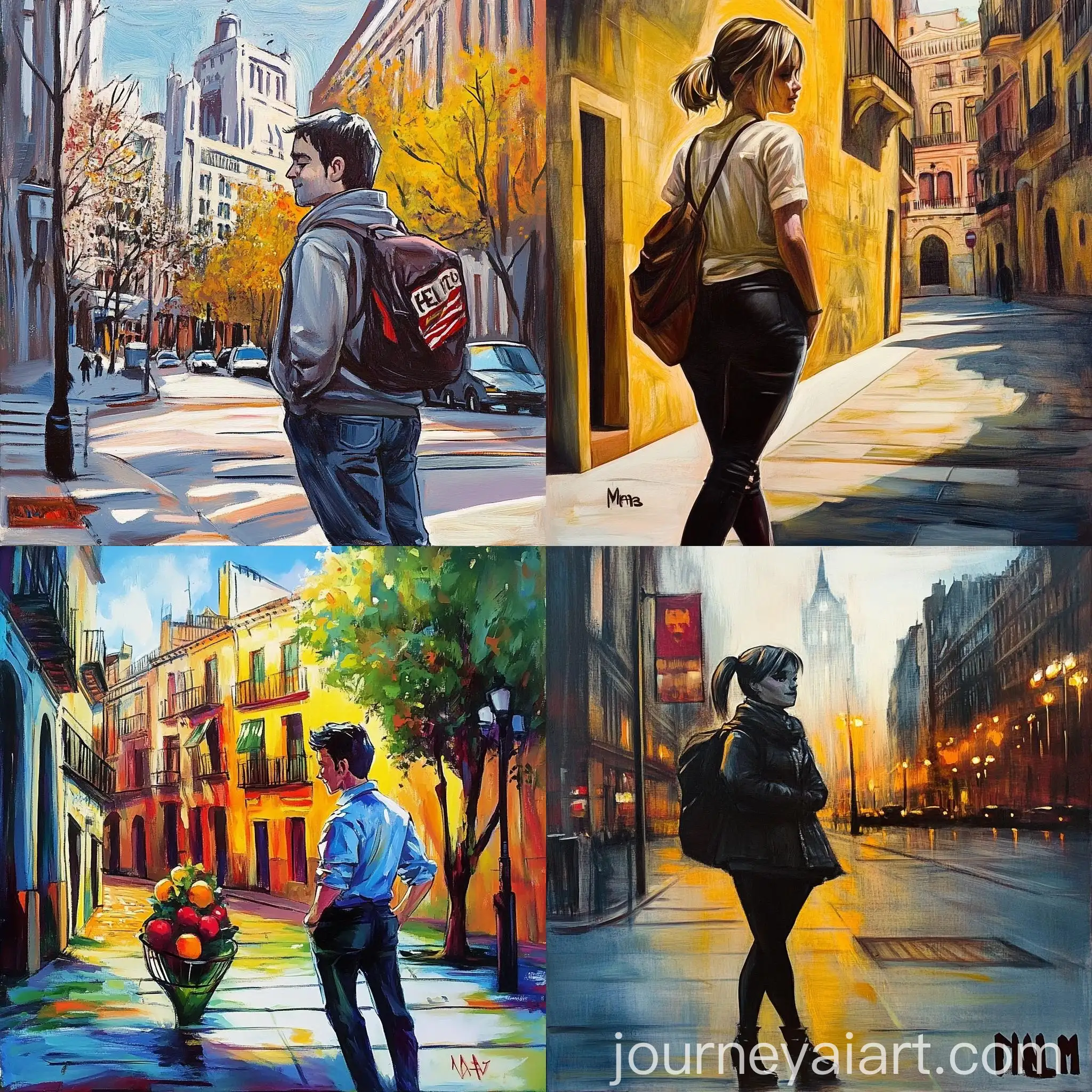 Urban-Street-Scene-with-People-Walking