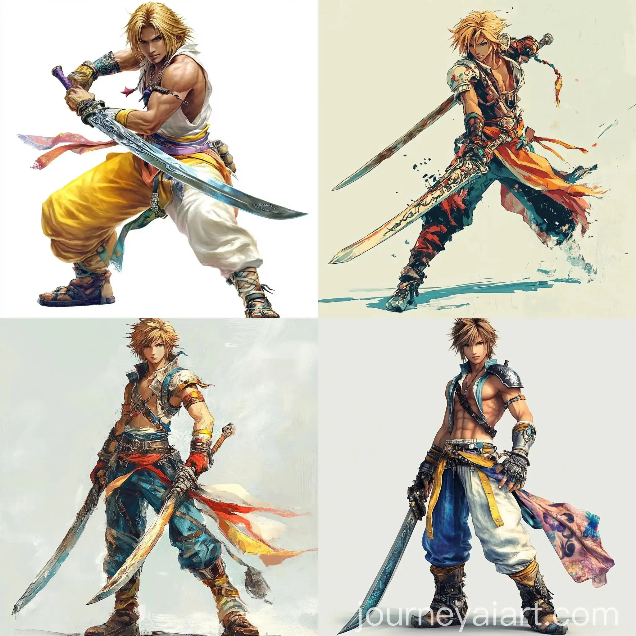 Fantasy-Hero-wielding-Tidusstyle-Sword