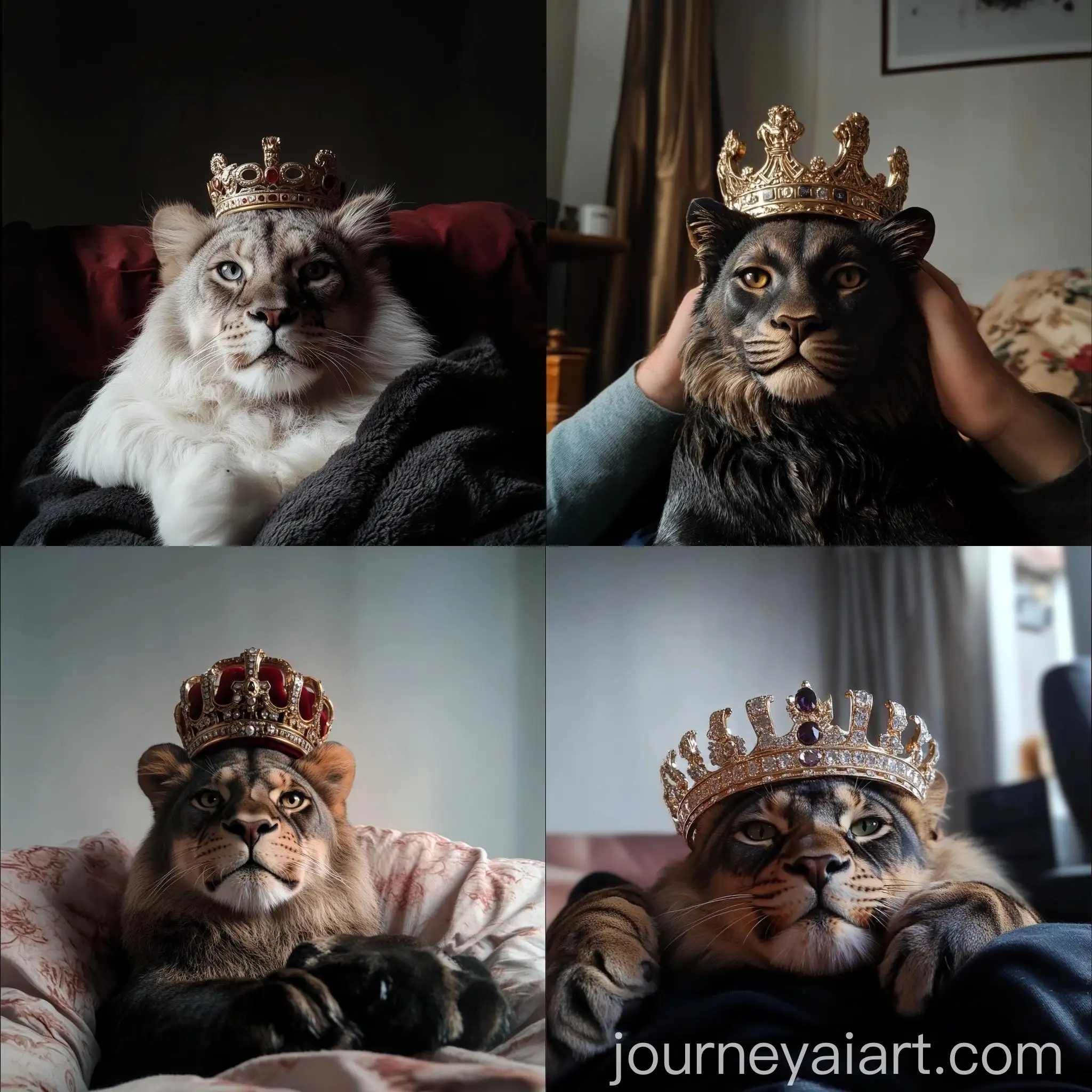 Royal-Lion-King-with-Crown-in-England