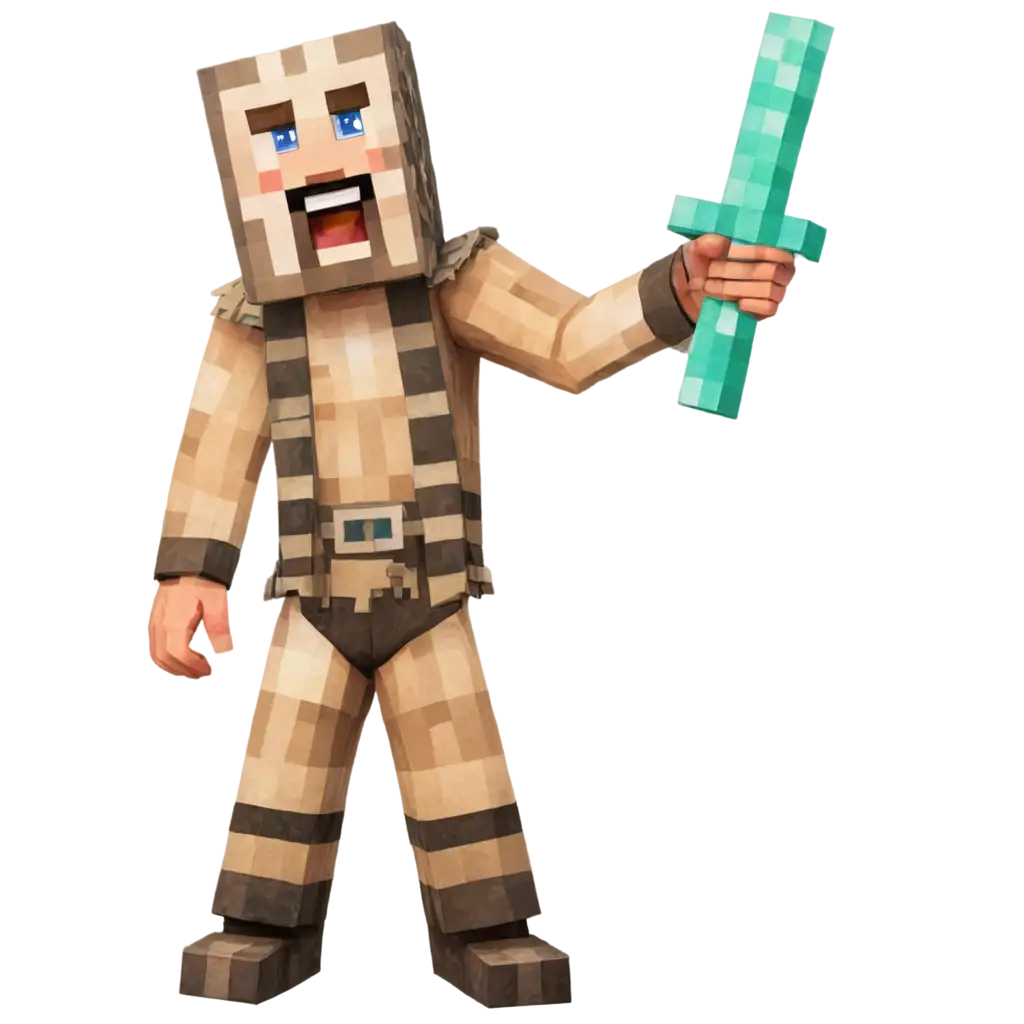 Minecraft-Happy-CharacterPNG-Image-Usage-Guide-PNG-Vibrant-and-HighQuality-Image-for-Creative-Use