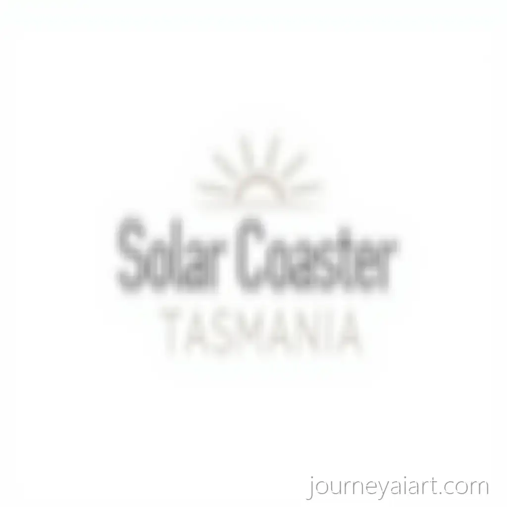 Minimalist-Logo-DesignSolar-Coaster-Tasmania-Logo-for-Solar-Coaster-Tasmania-with-Solar-Panel-and-Roller-Coaster-Elements