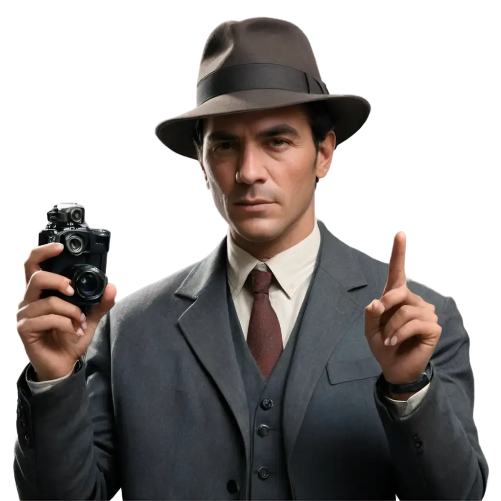 Realistic-Modern-Detective-with-Camera-PNG-Image-for-HighQuality-Visuals