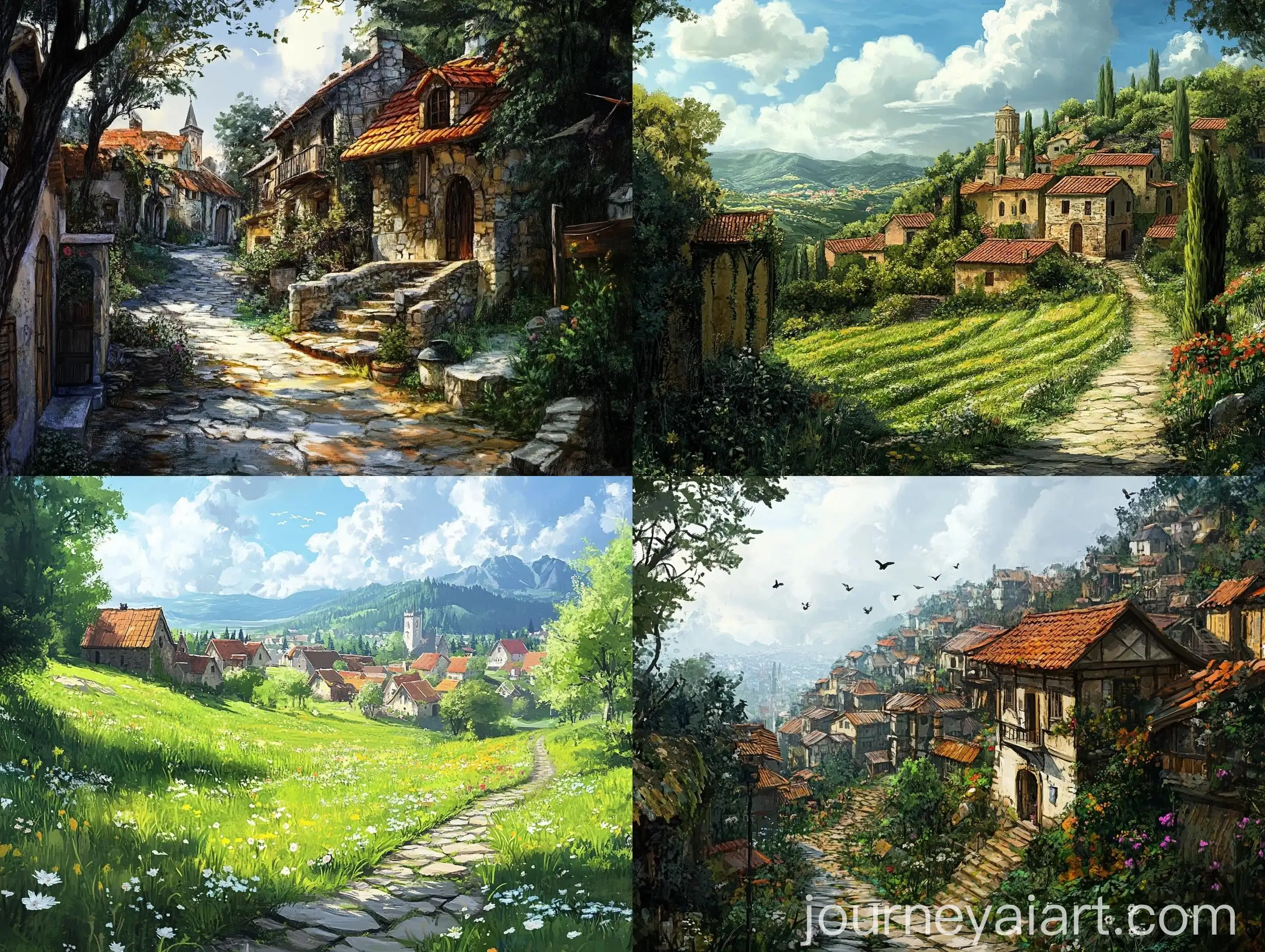 Contrasting-Urban-and-Rural-Landscapes-with-Natural-Beauty