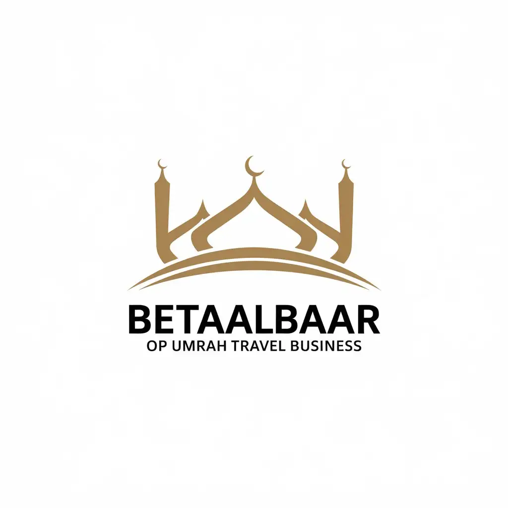 LOGO Design for Betaalbaar op Umrah Modern and Sleek Travel Business Aesthetic