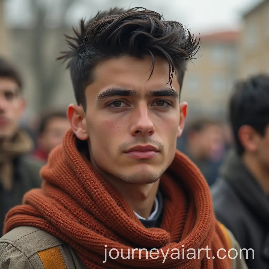 16YearOld-Roma-Boy-from-the-Island-of-Rab-in-a-European-High-School-Setting-with-Kids-in-the-Background