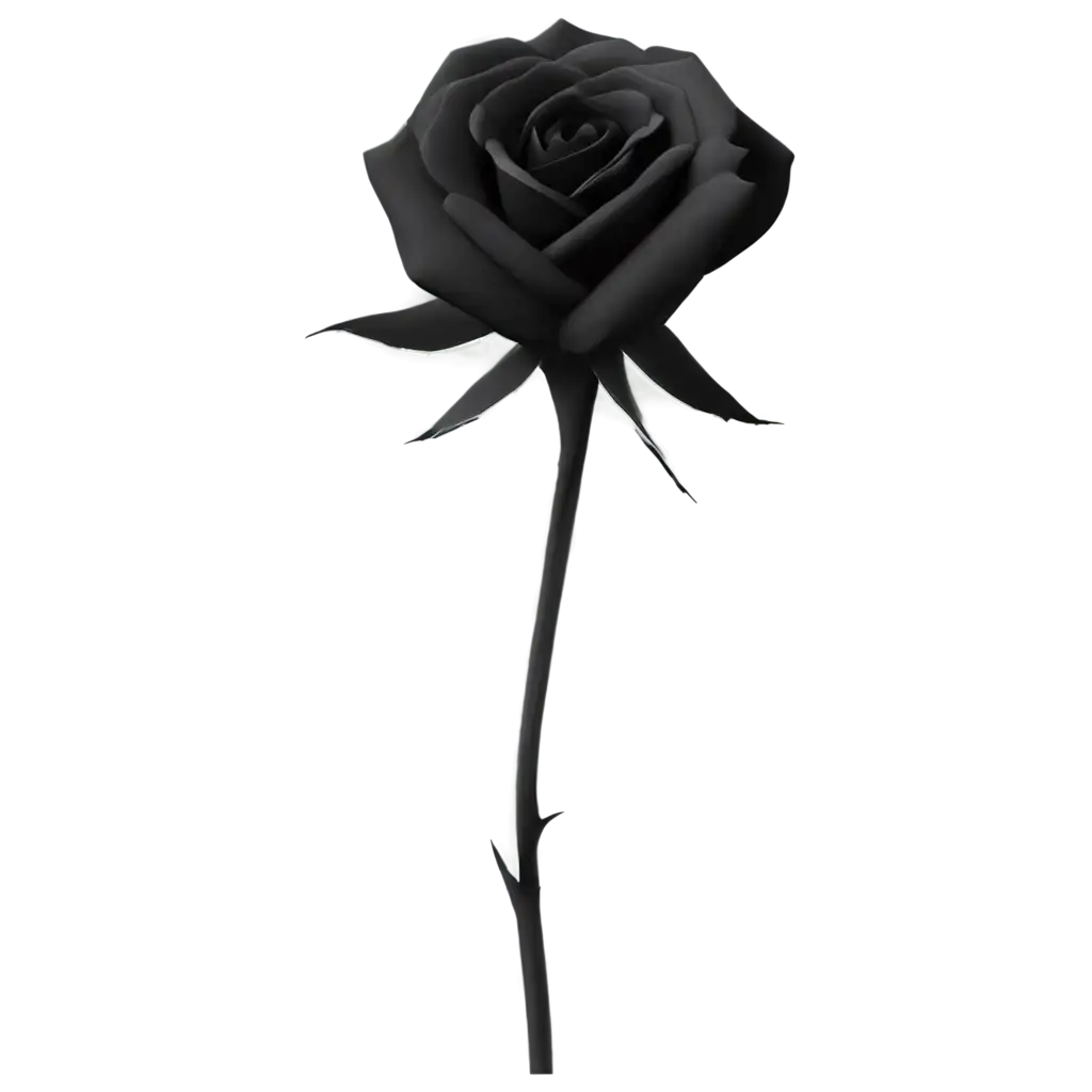 Black-Rose-PNG-Elegant-and-Detailed-HighQuality-Image-for-Diverse-Uses