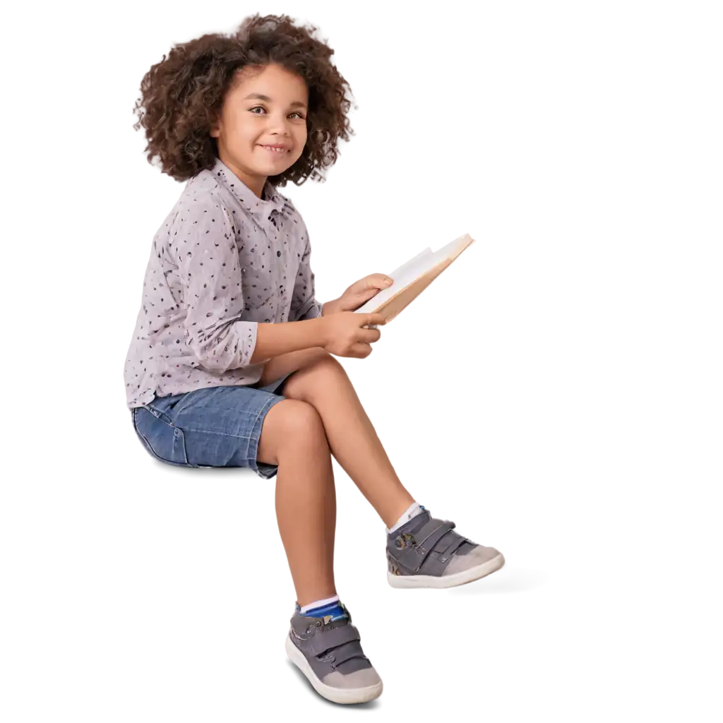 HighQuality-PNG-Image-of-a-Child-Holding-a-Book-for-Diverse-Applications