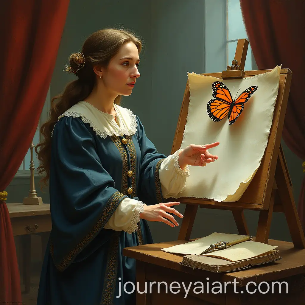 A-Butterfly-Teaching-Shakespeare-in-an-Enchanted-Garden