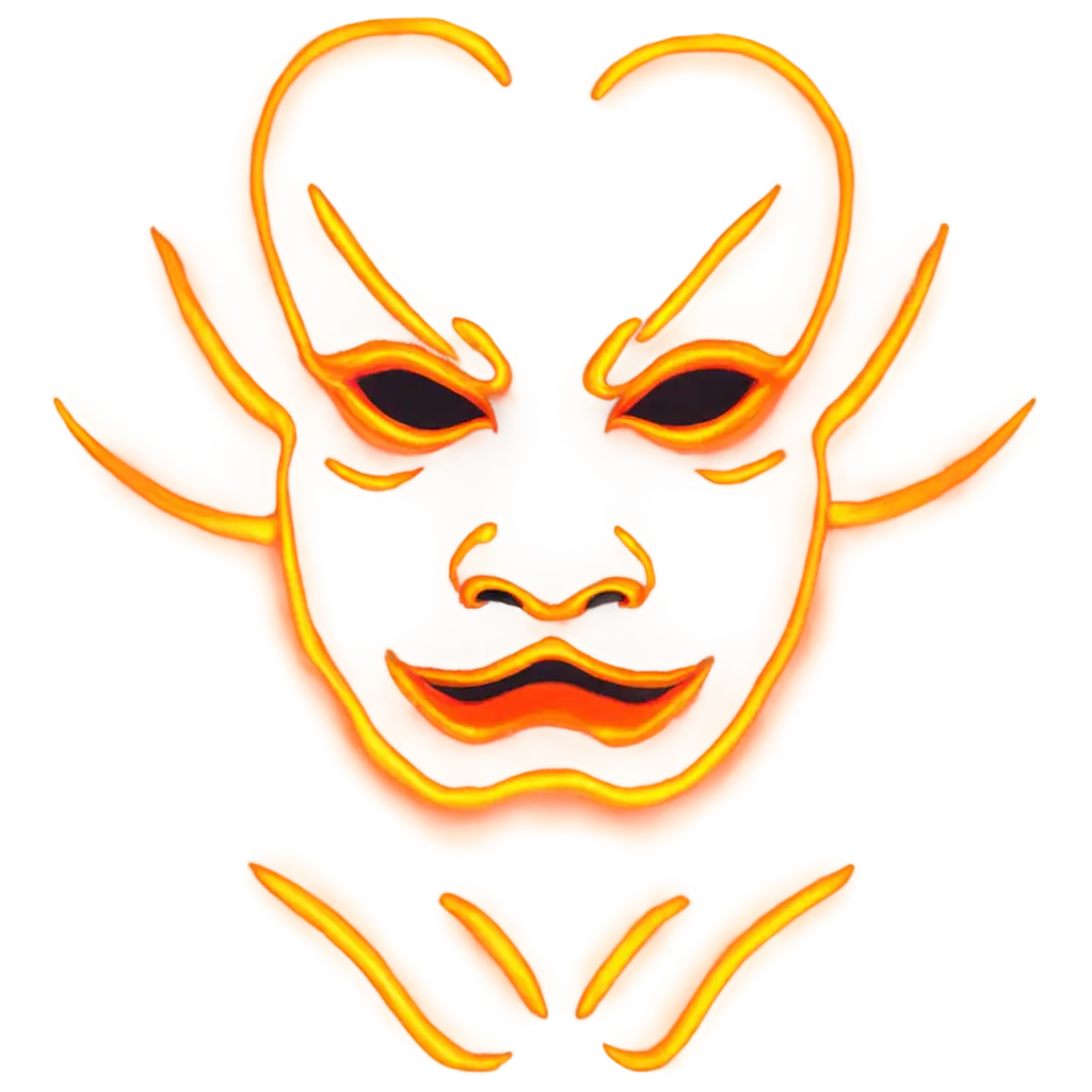 Oni-Demon-Mask-in-Neon-Colors-PNG-Image-for-Bold-and-Vibrant-Designs