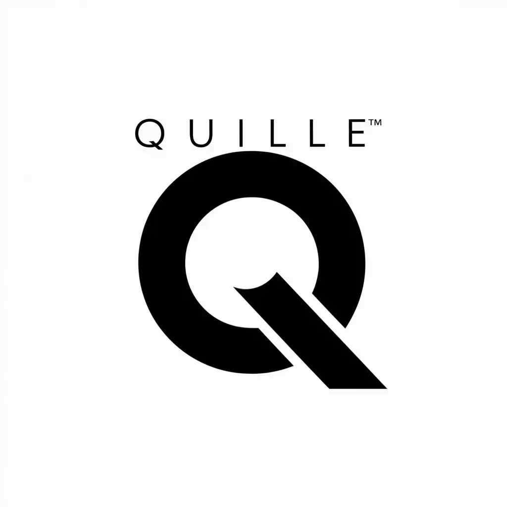 LOGO Design for Quille Vector Design with Letra Q for Entertainment Industry